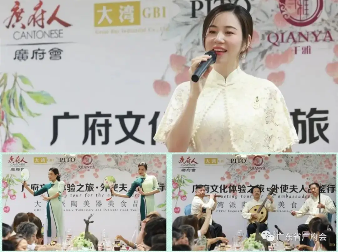 Young singer Lin Caixia, a Guangfu culture propaganda messenger and Guangdong Guangdong music and opera troupe, sings Guangfu saltwater songs and Cantonese opera